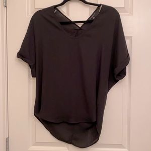 Black Flowy Blouse